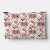Blush Meadow Blooms Floral Accessory Pouch Etui (Achterkant)
