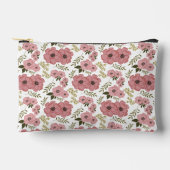 Blush Meadow Blooms Floral Accessory Pouch Etui (Voorkant)