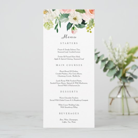 Blush-menu Menu (Staand voorkant)