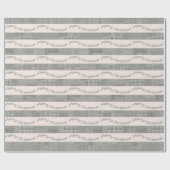Blush Merry Christmas Houndstooth Script Cadeaupapier (Vlak)
