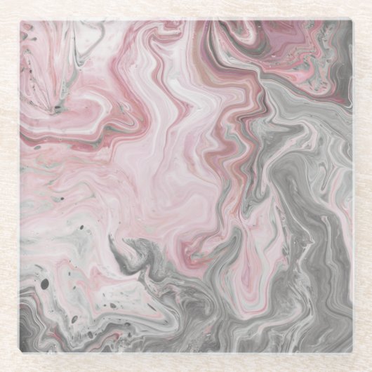 Blush Minerals Glazen Onderzetter (Voorkant)