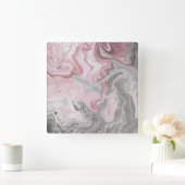 Blush Minerals Vierkante Klok (Huis)