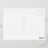 Blush-minimalistisch handgetekend Vrijgezellenfees Folie Uitnodiging Briefkaart (Achterkant)