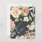 Blush Modern Arch Initialen Multi Events RSVP-kaar (Achterkant)