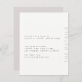 Blush Modern Enclosure Kaart (Voorkant / Achterkant)