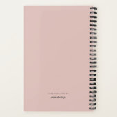 Blush Modern Gallery Tien Photo Collage Notitieboe Notitieboek (Achterkant)