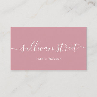 Blush Modern Hair Makeup Visitekaartje