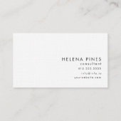 Blush modern hi ballon ontwerp visitekaartje (Achterkant)