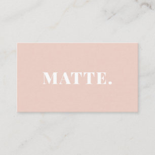 Blush   Modern minimalistische legant professional Visitekaartje