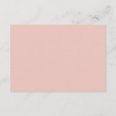 Blush Modern Photo Gold Hearts Accommodaties Informatiekaartje (Achterkant)