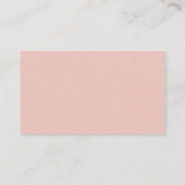 Blush Modern Photo Gold Leaves Website RSVP Informatiekaartje (Achterkant)