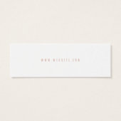 Blush Moderne kleine bedrijven - Hartelijk dank vo Mini Visitekaartjes (Achterkant)