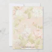 Blush Moederdag Brunch Tea Party Kaart (Achterkant)