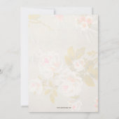  Blush Moederdag Brunch Tea Party Kaart (Achterkant)