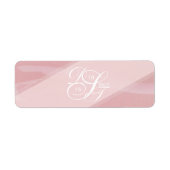 Blush monogram labels (Voorkant)