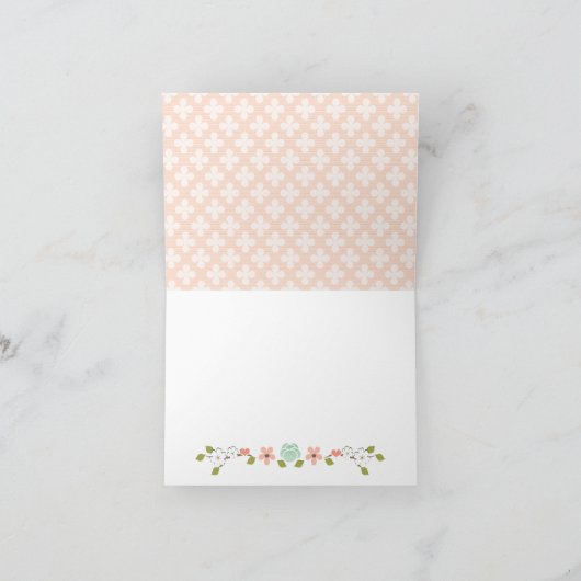 BLUSH MONOGRAM LIEFDE VOGELS DUIF TROUWEN BEDANKT (Binnen)