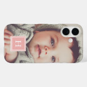 Blush monogram overlay | Foto Case-Mate iPhone Case (Achterkant (horizontaal))