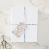 Blush Moon Twinkle Little Star Baby shower Favors Cadeaulabel (Met Touw)