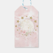Blush Moon Twinkle Little Star Baby shower Favors Cadeaulabel (Achterkant)