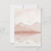 Blush Mountain Range Sla de datum op Kaart (Achterkant)