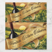 Blush Mousserende Wijn Vrijgezellenfeest Mini Mous Wijn Etiket (Enkel label)