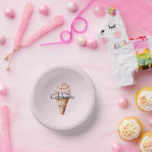 Blush Movie Time Ice Cream Papieren Kommen (Feest)