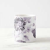 Blush Mulberry & White Floral Toile No.2 Koffiemok (Center)