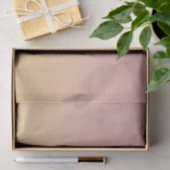 Blush naar Goud Ombre Glans Luxe Tissuepapier (Geschenk)