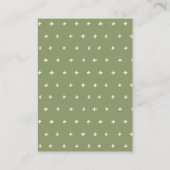 Blush Navy Anemone Flora Diaper Baby shower Raffle Informatiekaartje (Achterkant)