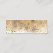 Blush Navy Blauw en Bourgondië Rode Bloemen Bruilo Mini Visitekaartje (Achterkant)