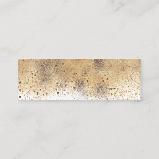 Blush Navy Blauw en Bourgondië Rode Bloemen Bruilo Mini Visitekaartje (Achterkant)