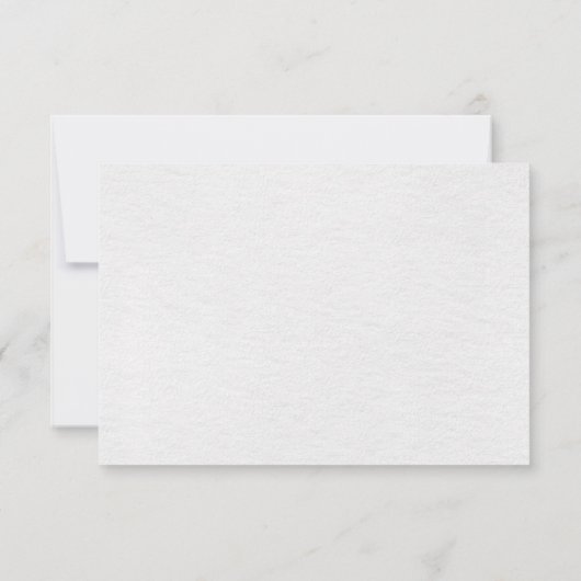 Blush Navy Blauw Zachte Pastel Roze Bloemen Huweli RSVP Kaartje (Achterkant)