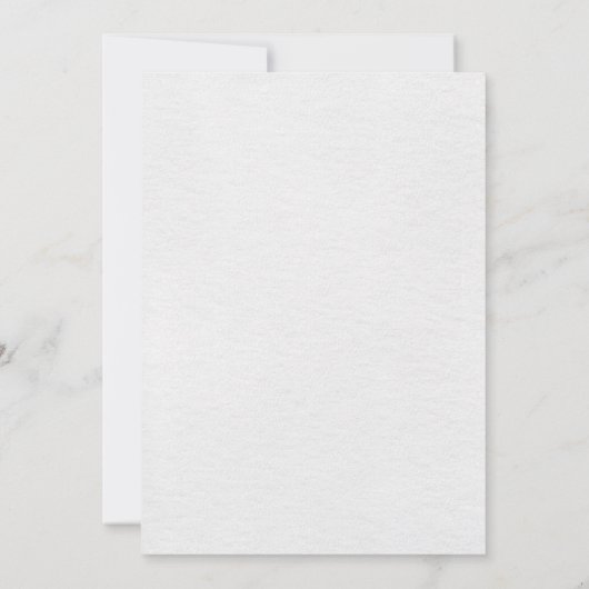 Blush Navy Blauw Zachte Pastel Roze Bloemen Huweli Save The Date (Achterkant)