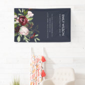 BLUSH NAVY BURGUNDY PROTEA FLORAL BUSINESS SPANDOEK (Insitu)