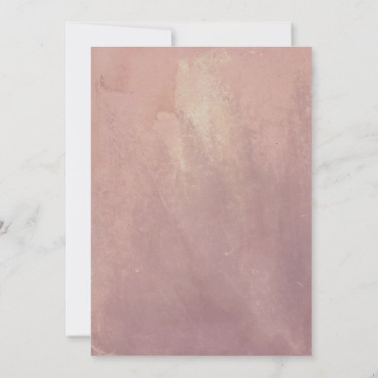 Blush Navy en Bourgondië Floral  Baby shower Kaart (Achterkant)