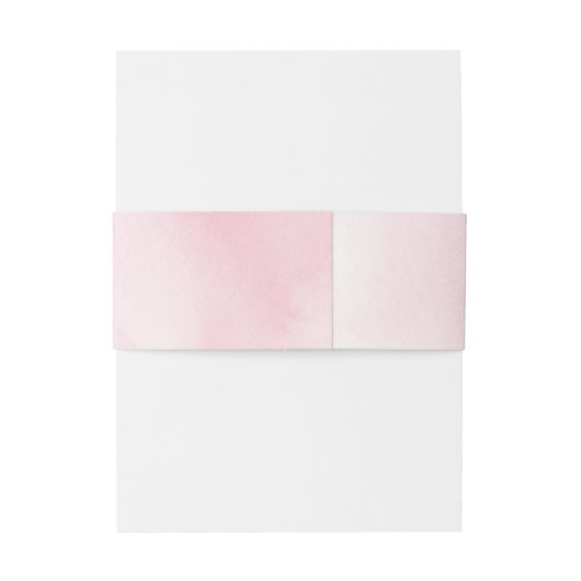 Blush navy rustieke bloemenbruiloft uitnodigingen wikkel (Achterkant Voorbeeld)