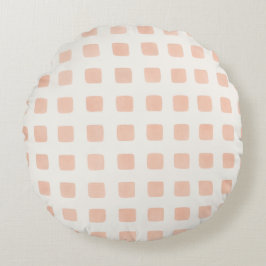 Blush Nordic Stippen Rond Kussen