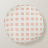 Blush Nordic Stippen Rond Kussen (Achterkant)