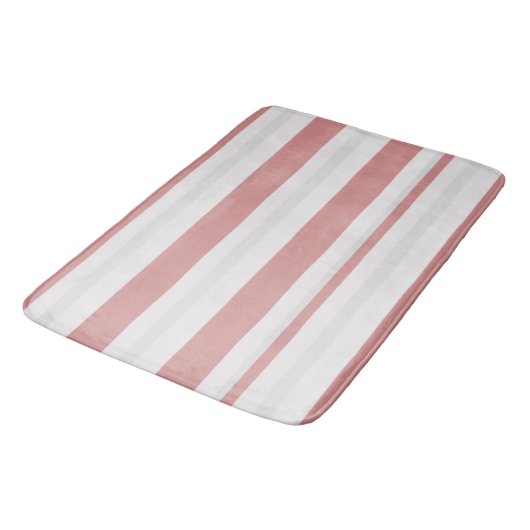 Blush Nordic Streep Badmat (Gekanteld)