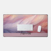 Blush of Dawn: sierlijke veer Bureaumat (Keyboard & Muis)