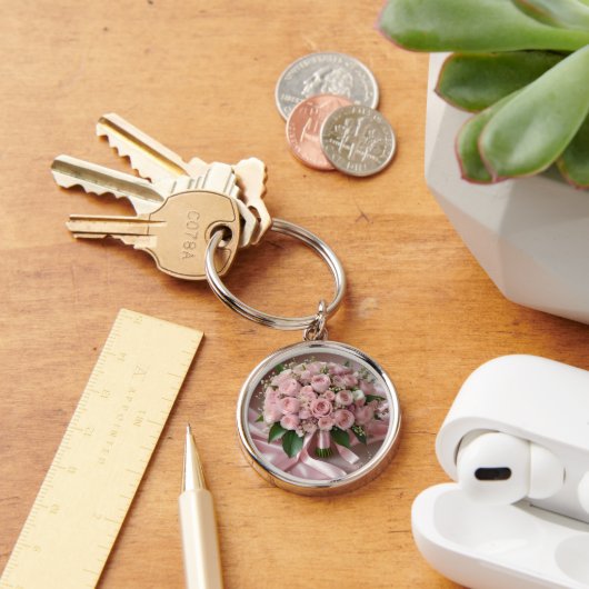 Blush of Love: een boeket van tijdloze Romance Sleutelhanger (Bureau)