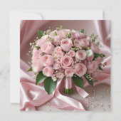 "Blush of Love: Een Boeket van Tijdloze Romantiek" Save The Date (Achterkant)