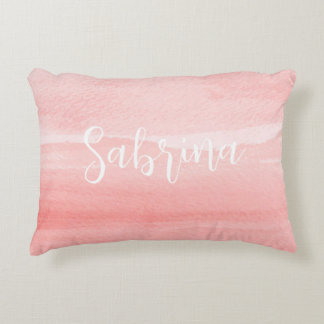 Blush Ombre voor meisjes met een naam Accent Kussen