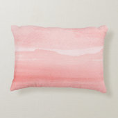 Blush Ombre voor meisjes met een naam Accent Kussen (Achterkant)