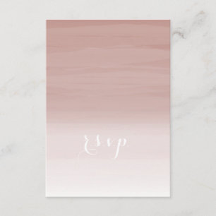 Blush Ombré Wedding RSVP