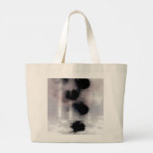 Blush Orbit Abstract Grote Tote Bag (Achterkant)