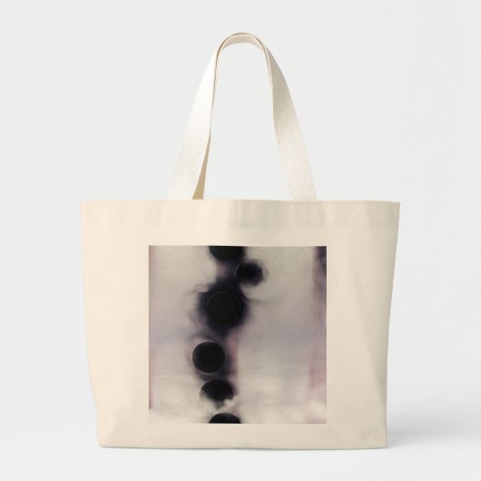 Blush Orbit Abstract Grote Tote Bag (Voorkant)