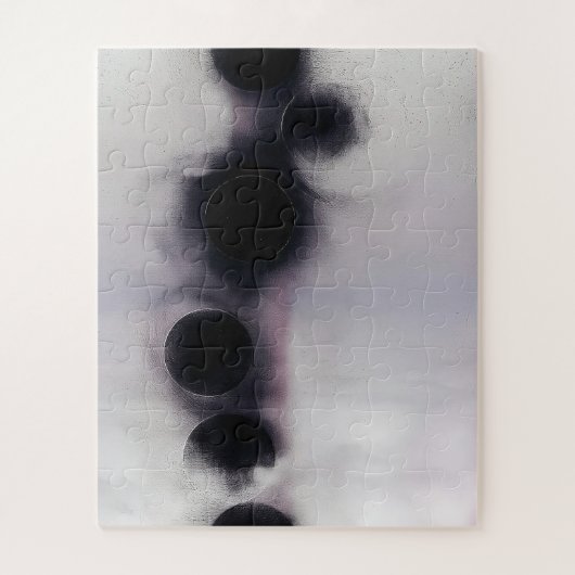 Blush Orbit Abstract Legpuzzel (Verticaal)