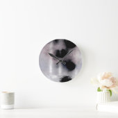 Blush Orbit Abstract Ronde Klok (Huis)