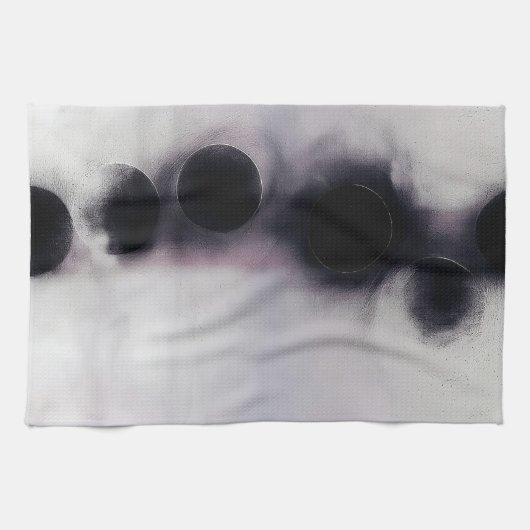 Blush Orbit Abstract Theedoek (Horizontaal)